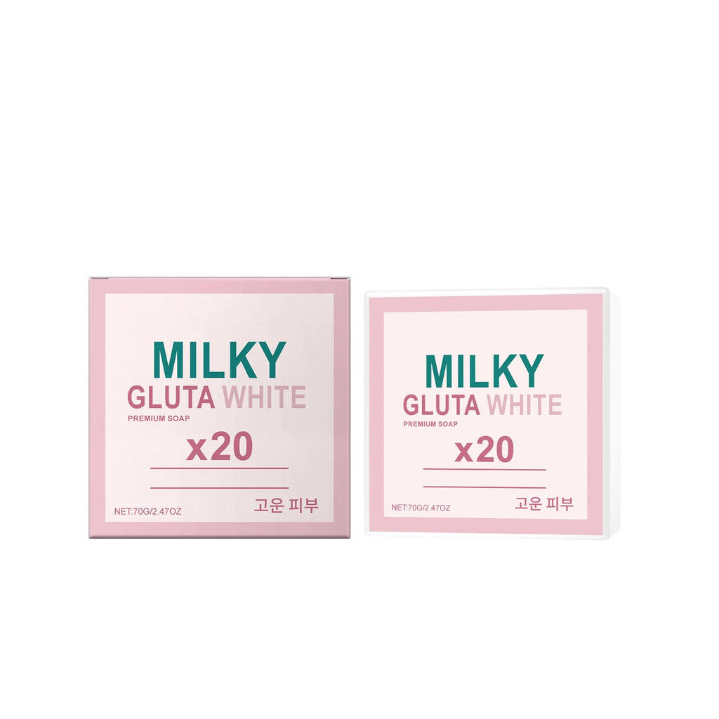 Milky Gluta White Exfoliating and Moisturizing Cleansing Soap 70g