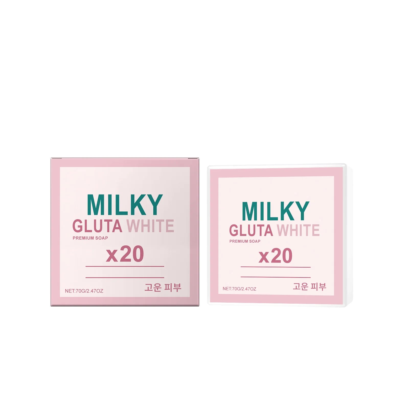 Milky Gluta White Exfoliating and Moisturizing Cleansing Soap 70g