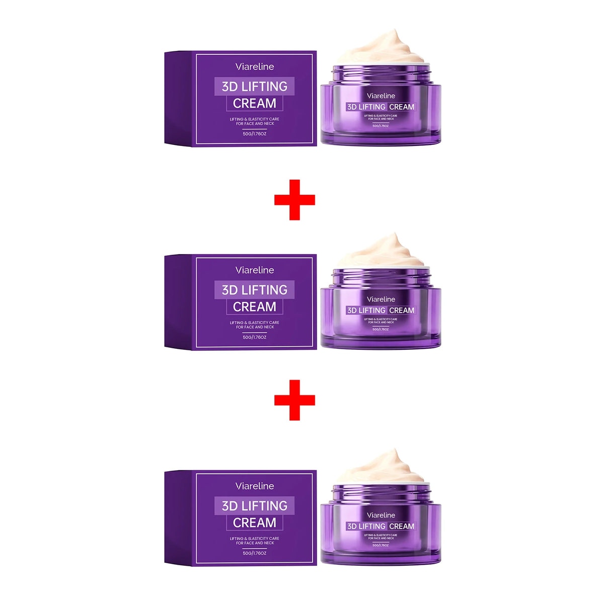 3D Lifting Cream for Face and Neck Firming and Smoothing