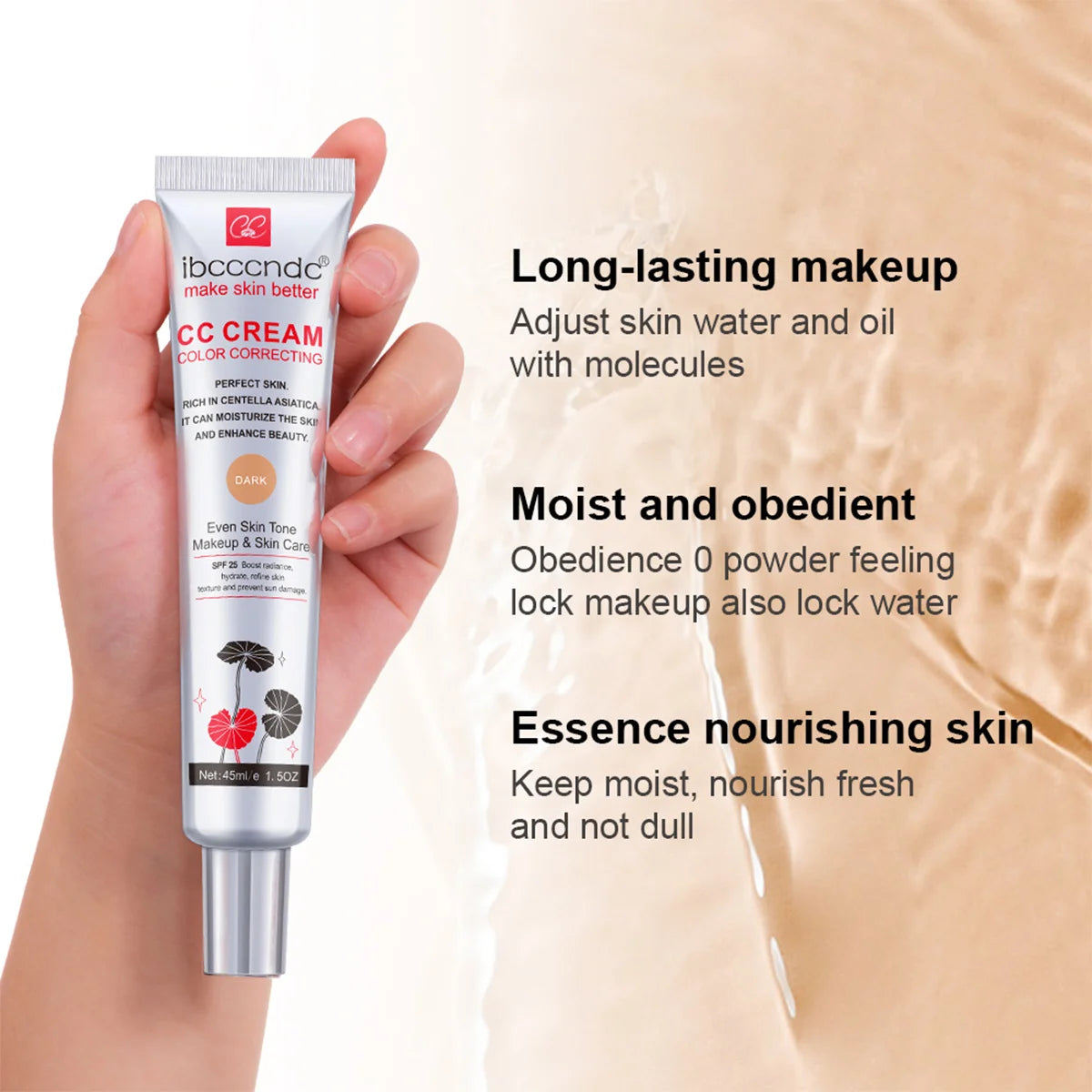 Color Correcting CC Cream with Moisturizing SPF Protection - 9