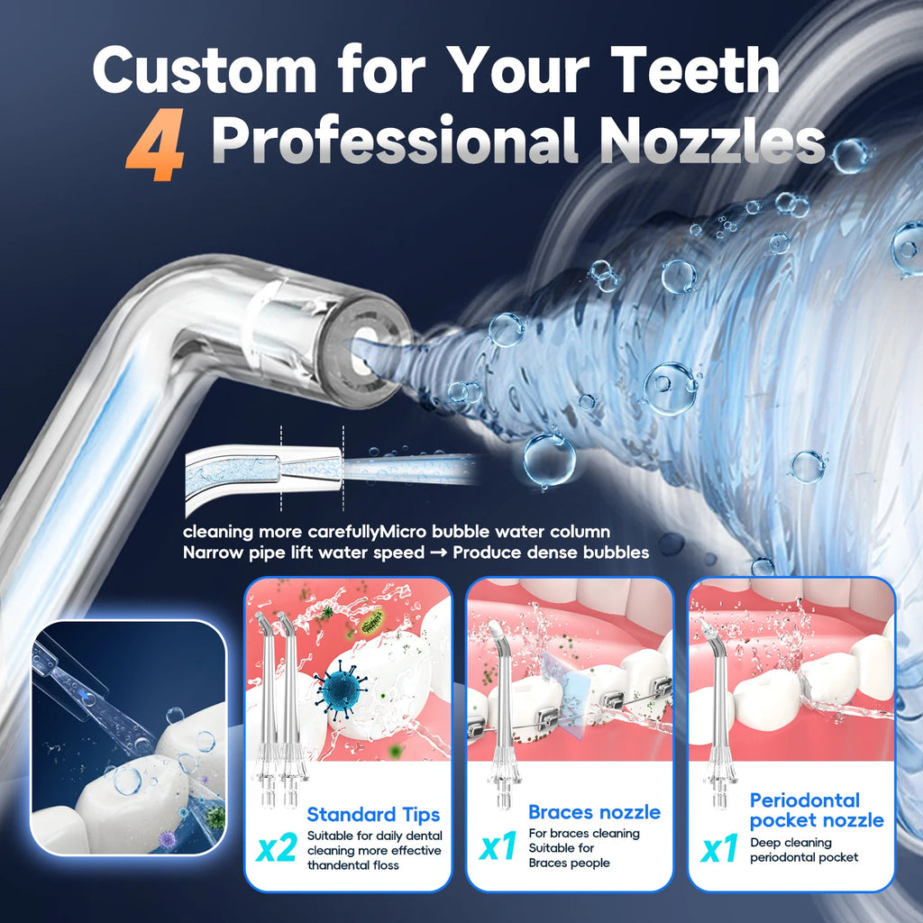 Electric Toothbrush and Water Flosser Combo Set