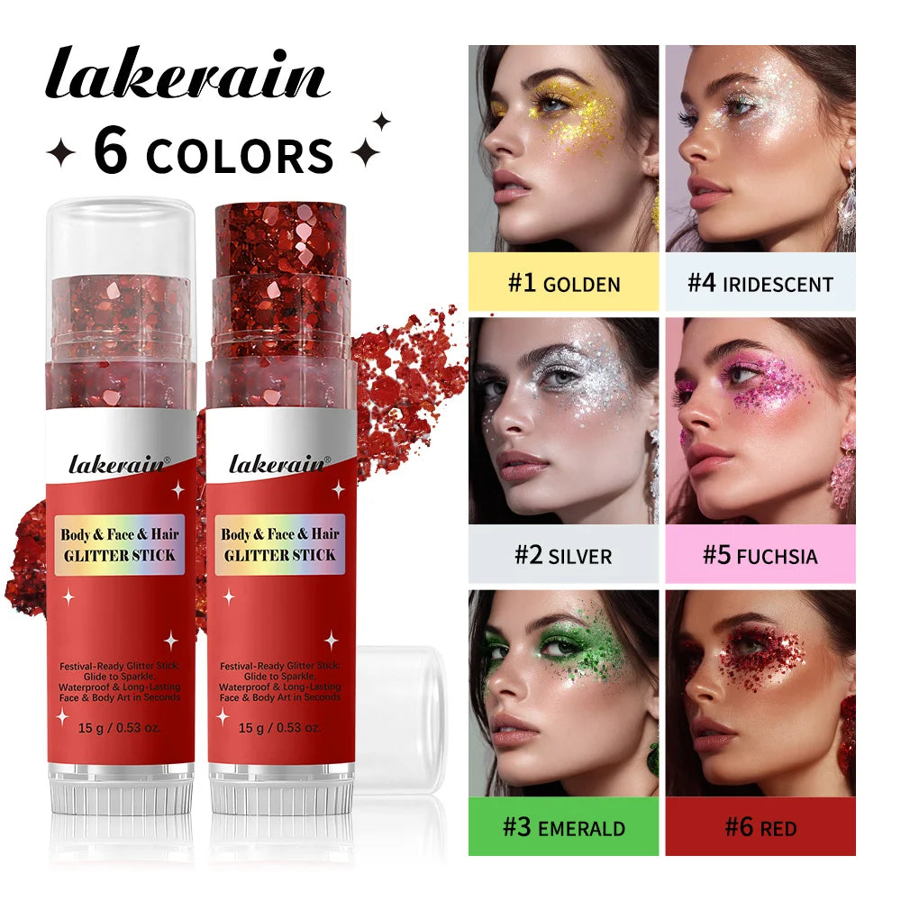 Glitter Shimmer Stick for Face and Body - 1