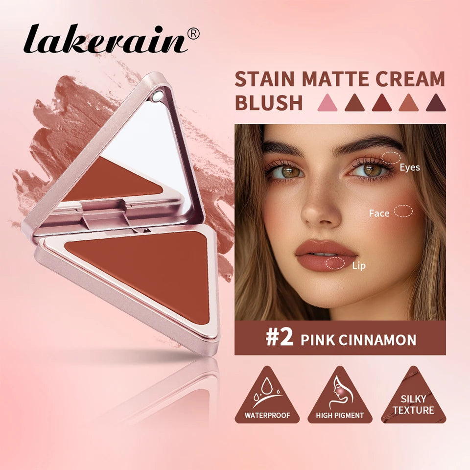 Long-Lasting Matte Satin Cream Blush for Natural Cheek Color - 7