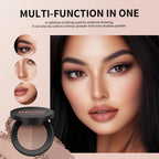 Dual-Tone Eyebrow Powder Palette with Brush