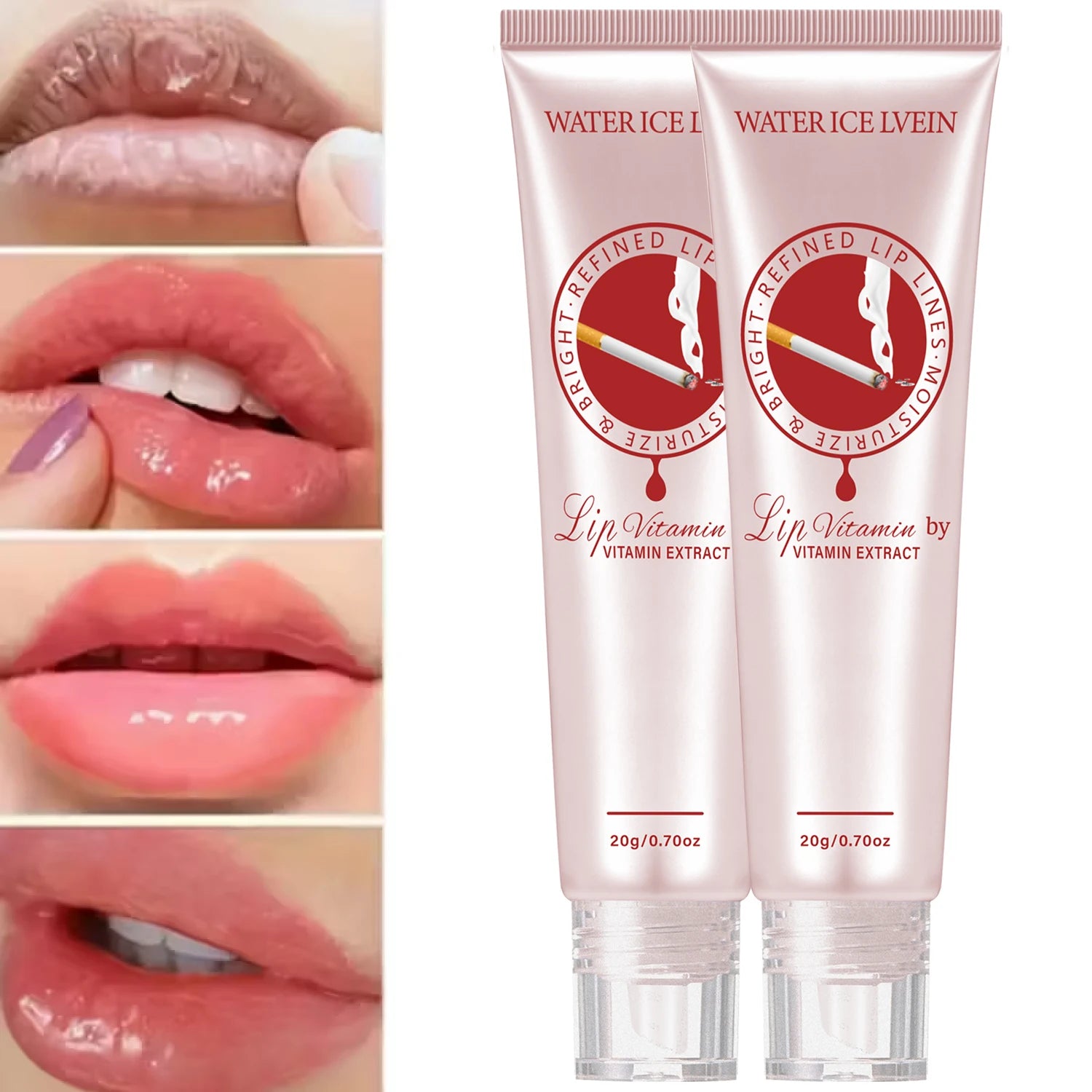 Peptide Lip Plumper Moisturizing Balm Aloe Vera Volumizing Lip Care 20g - 1