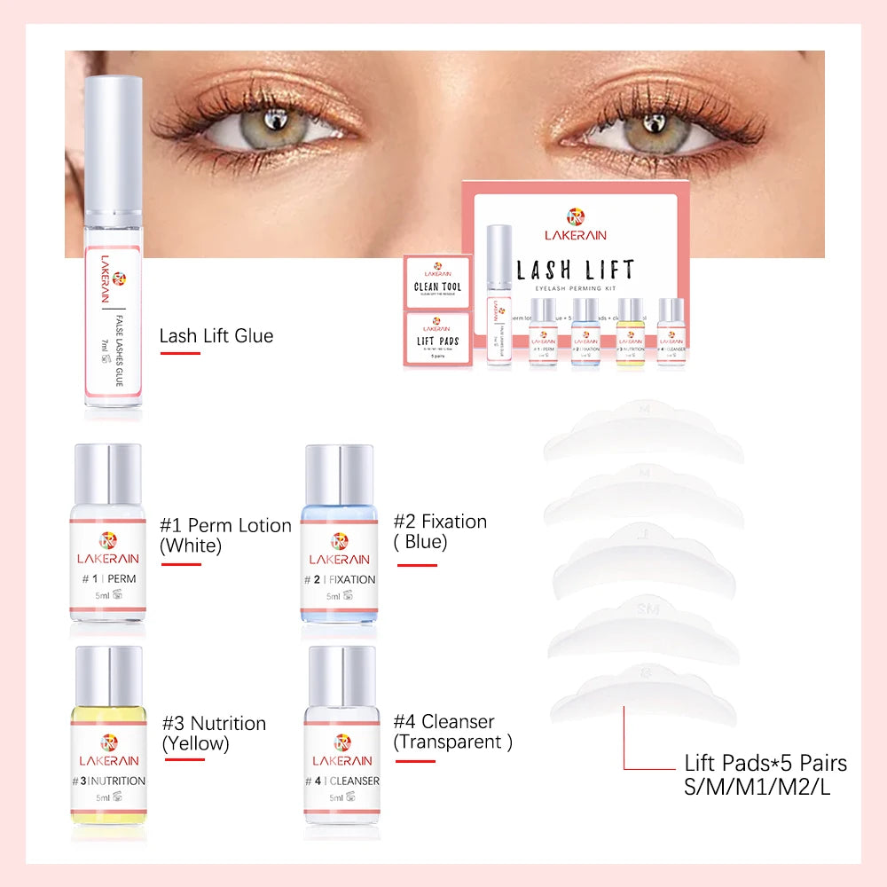 Professional Eyelash Lifting and Curling Perm Kit