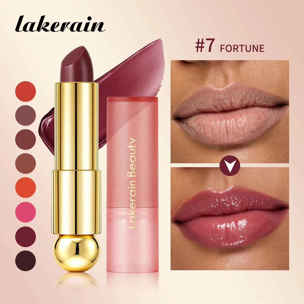 3-in-1 Tinted Hydrating Lip Oil Stick for Glossy Plump Lips