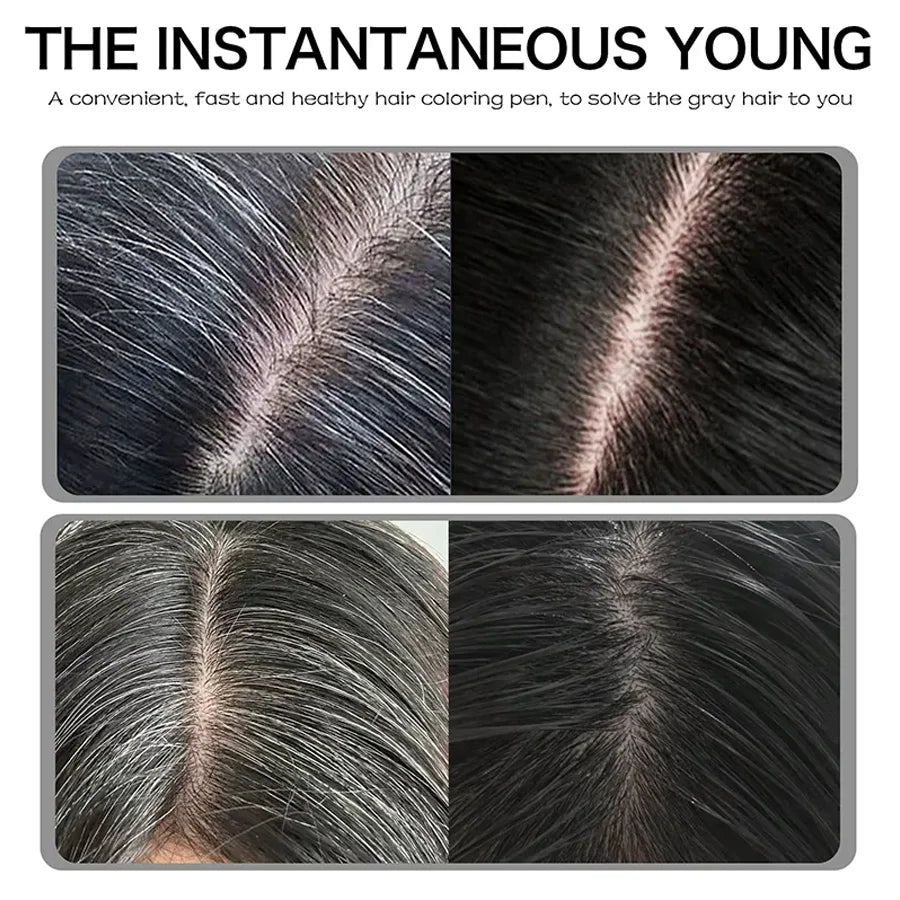 Gray Hair Dye Stick Temporary Root Touch Up Coloring Pen