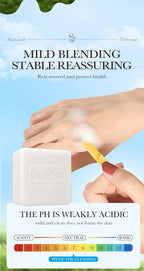 Sadoer Goat Milk Essence Soap Moisturizing Facial and Body Cleansing Bar