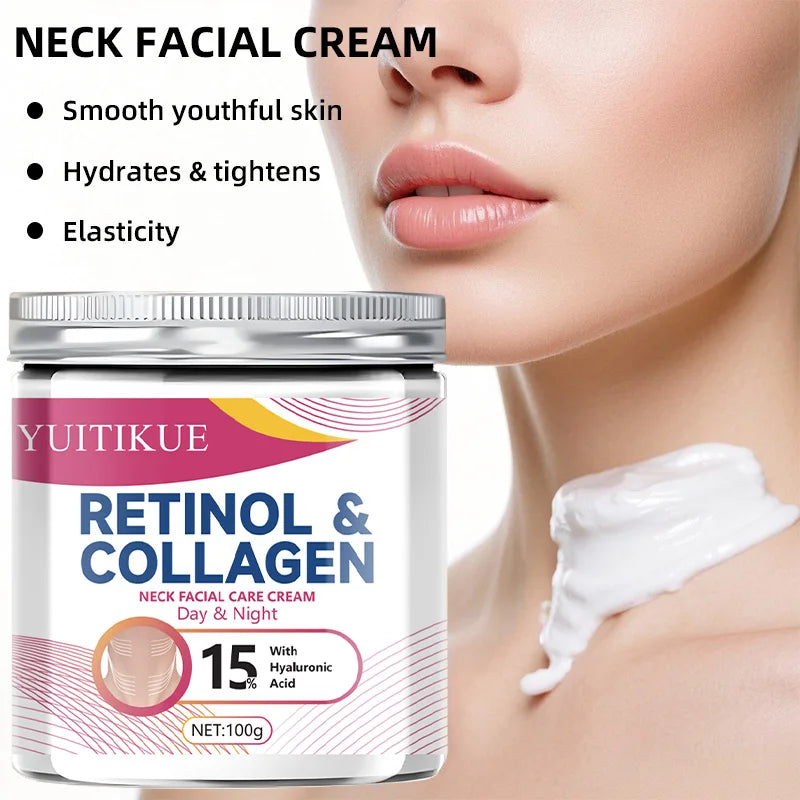 YUITIKUE Retinol Collagen Neck and Face Firming Cream 100g