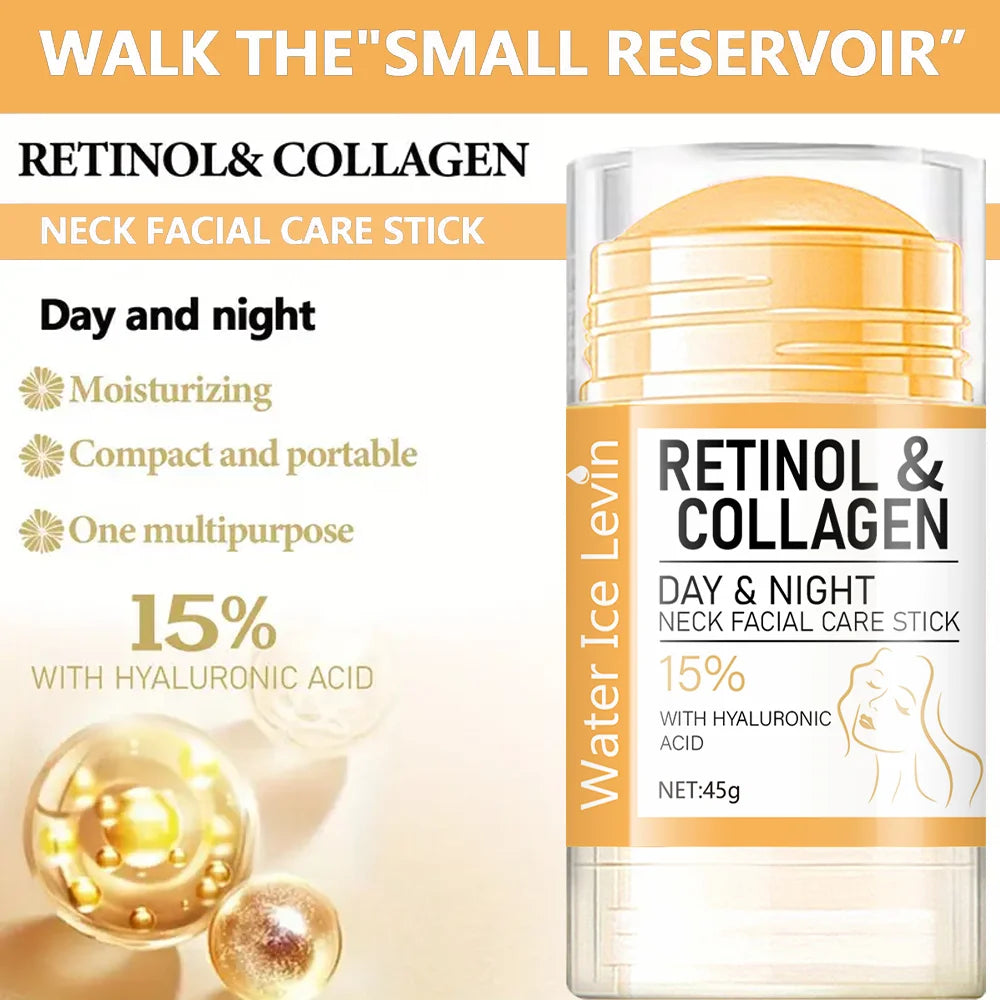 Retinol and Collagen Neck Cream Stick Hydrating Anti Aging Facial Balm