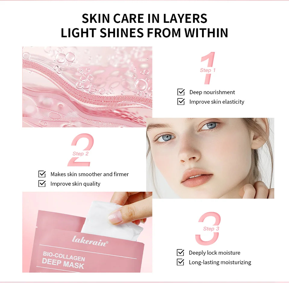 Bio-Collagen Deep Hydrating Face Mask for Pore Tightening