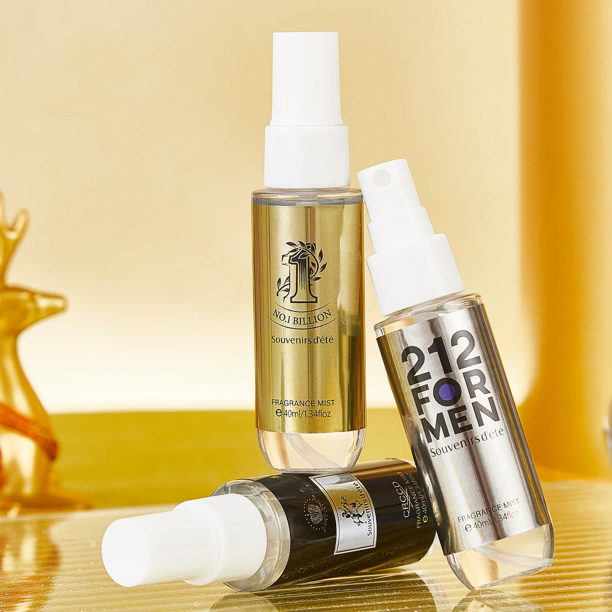 4 Piece Men Fragrance Spray Set Long Lasting Aromatic Cologne Gift