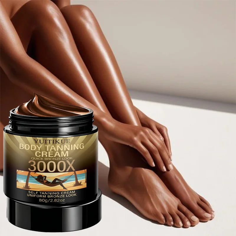 YUITIKUE 3000X Body Tanning Cream Self Tanner Bronzer 80g