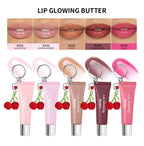 Hydrating Lip Gloss with Keychain for On-the-Go Shine
