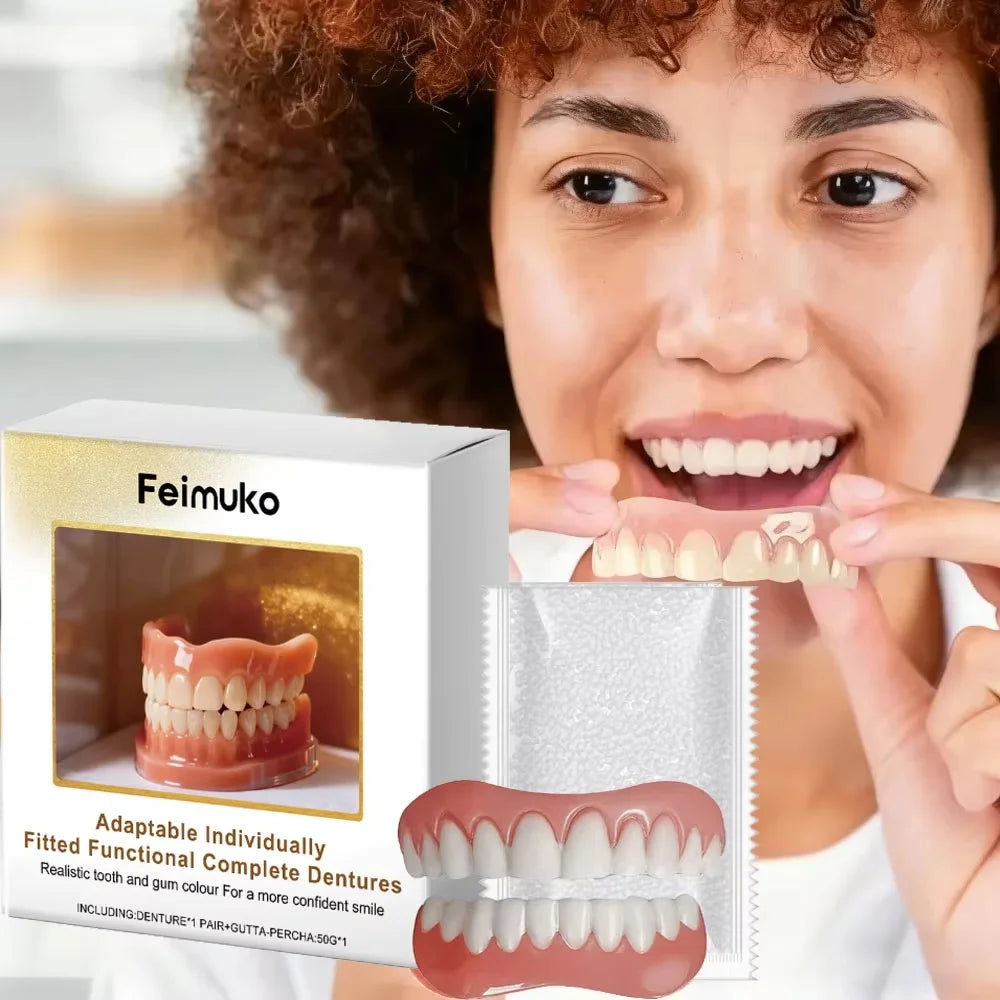 Custom Fit Cosmetic Denture Set for a Confident Smile