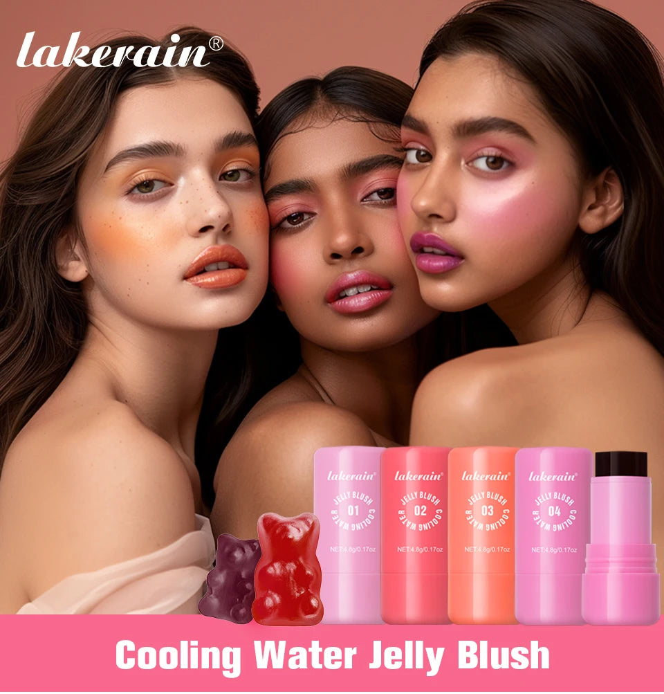 Cooling Water Jelly Blush Stick for Cheeks and Lips - 7