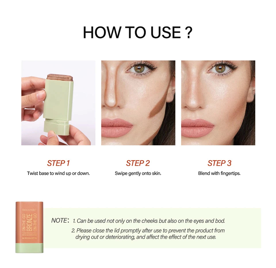 Multi-Purpose Face and Body Contour Bronzer Stick