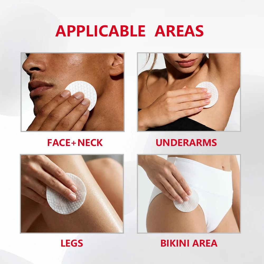 Ingrown Hair Treatment Pads for Razor Bumps and Shaving Irritation