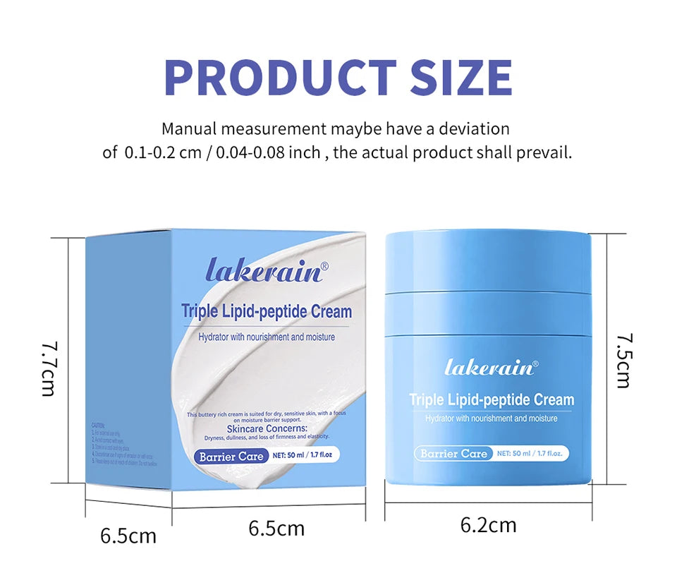 Triple Lipid Peptide Moisturizing Face Cream for Dry Sensitive Skin - 17