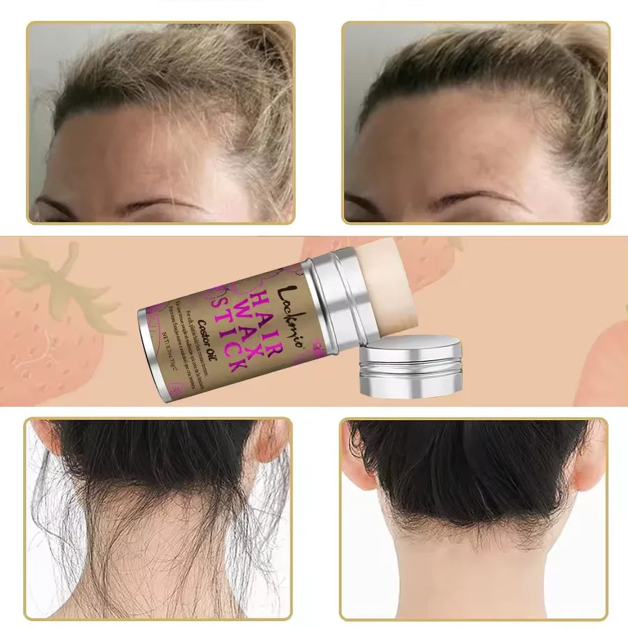 75g Castor Oil Hair Wax Stick for Frizz Control and Edge Styling - 5