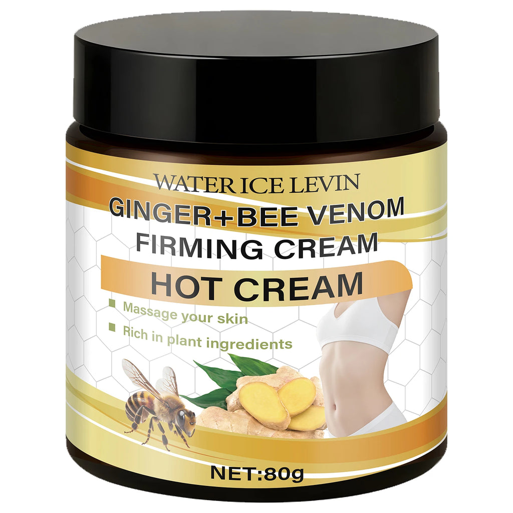 Ginger and Bee Venom Hot Firming Cream Pre Workout Body Moisturizer