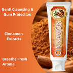 YUITIKUE Cinnamon Toothpaste Natural Teeth Whitening and Gum Care 100g