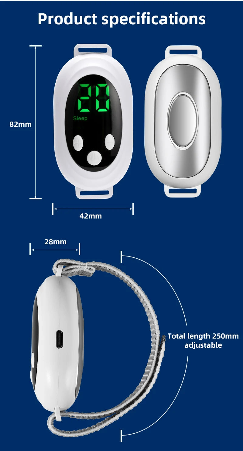 Handheld Microcurrent Sleep Aid Device for Insomnia and Anxiety Relief