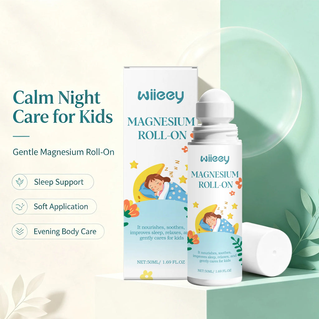 Magnesium Sleep Roll-On for Kids Bedtime Relaxation