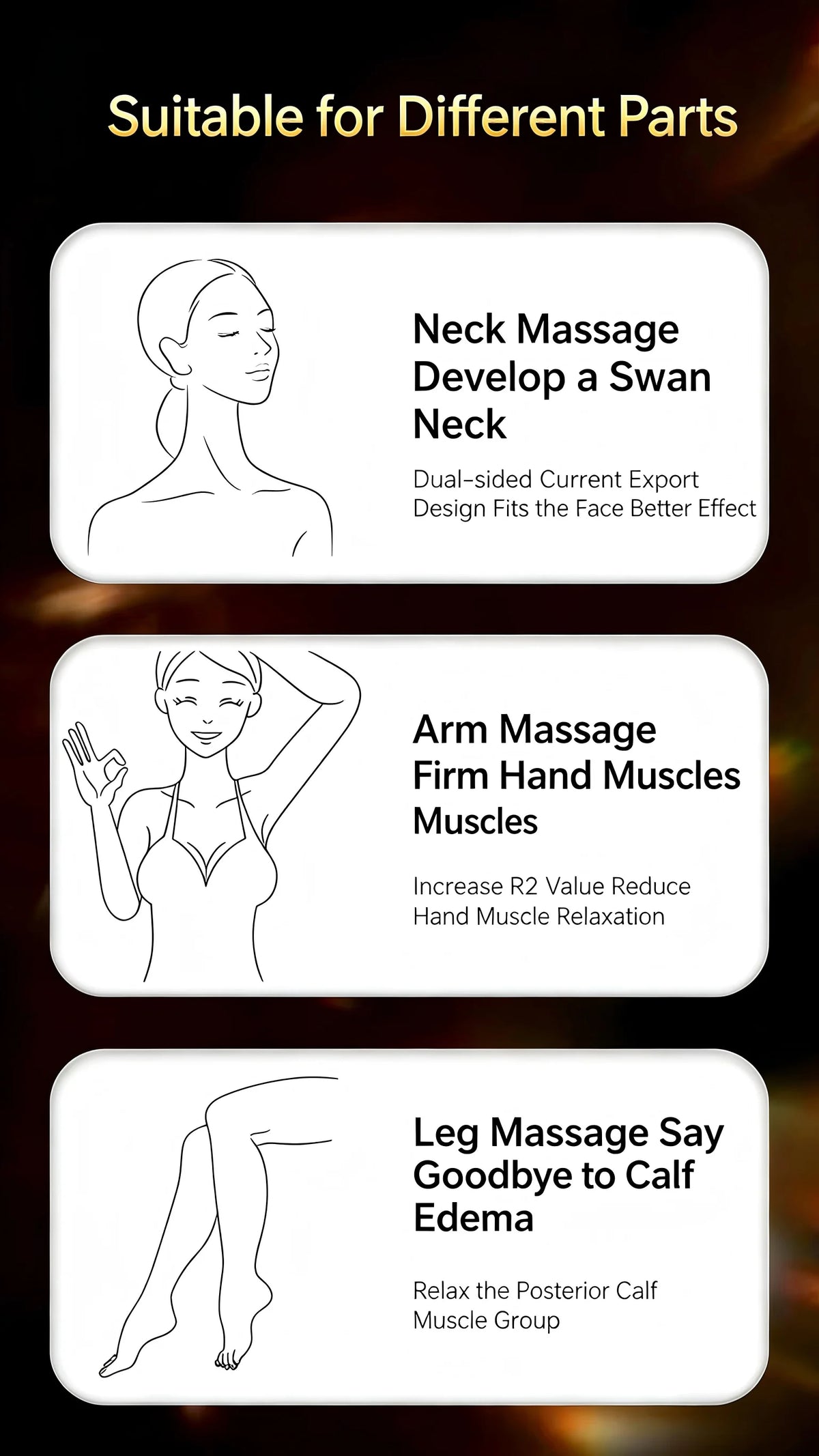 3-in-1 LED Microcurrent Facial Massager for Skin Tightening
