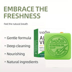 Sadoer Aloe Vera Essential Oil Soap Moisturizing Hand and Body Cleanser