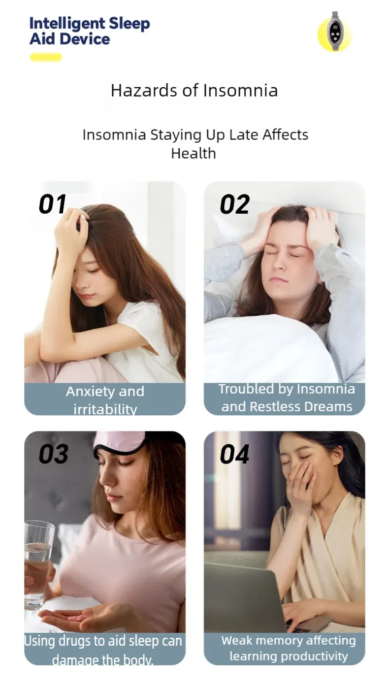 Portable Microcurrent Sleep Aid Device for Anxiety and Insomnia - 9