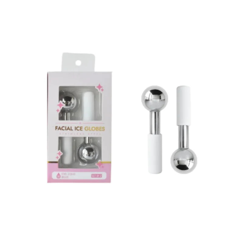 Stainless Steel Cooling Ice Globes for Facial Massage - 19