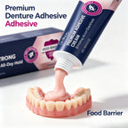 Strong Hold Denture Adhesive Cream for Full and Partial Dentures