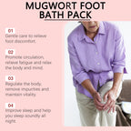 Herbal Mugwort Foot Bath Soak for Relaxation and Sleep