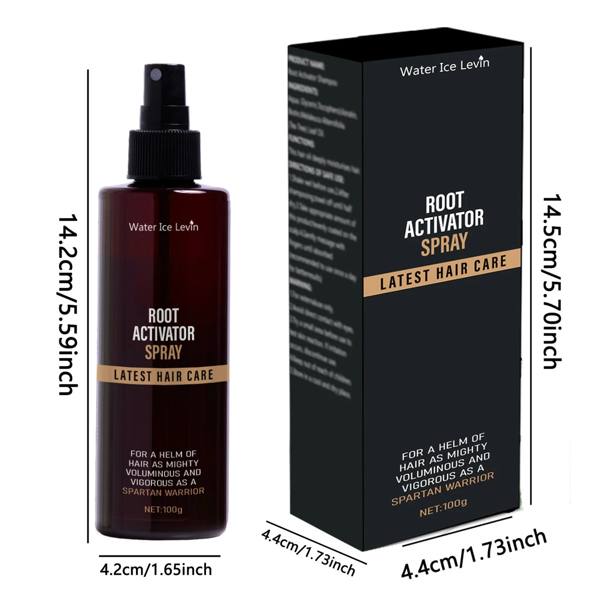 Water Ice Levin Root Activator Hair Growth Spray for All Hair Types