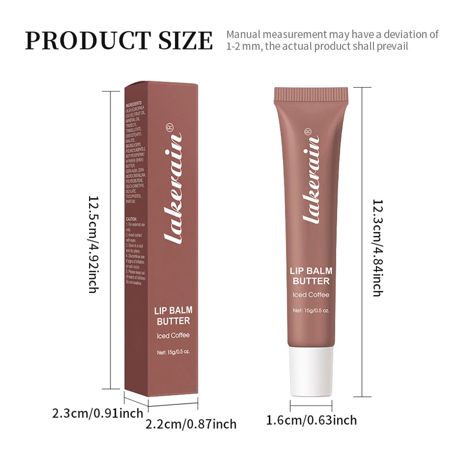 Hydrating Moisturizing Lip Balm Butter for Soft Glossy Lips