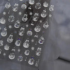 3D Christmas Cartoon Nail Art Stickers