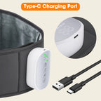 Cordless Heated Back Massage Belt with Air Compression