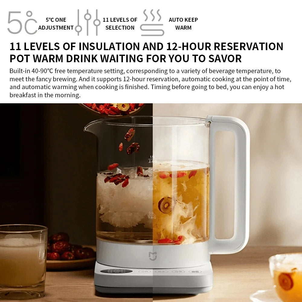 Mijia Multifunctional Electric Health Pot 1.5L Tea Kettle N1