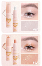 Peiyen 6 Piece Pearlescent Eyeshadow Stick Set Waterproof Shimmer Makeup