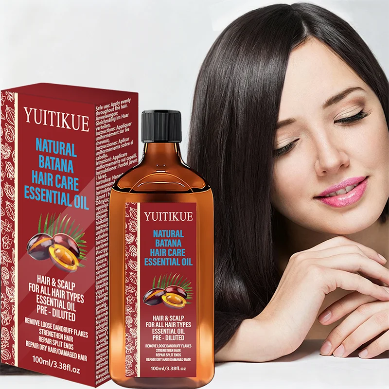Natural Batana Hair Essential Oil 100ml Cold Pressed Scalp Treatment