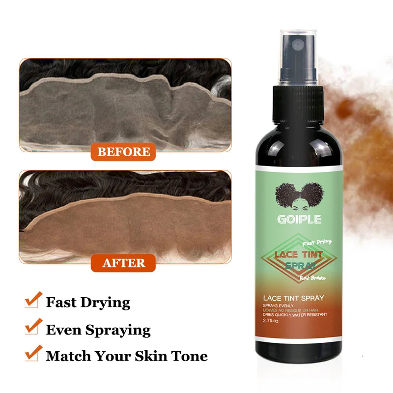 Goiple Lace Wig Installation Kit Adhesive Tint Spray and Edge Control - 8