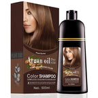 Argan Oil Permanent Hair Color Dye Shampoo 500ml