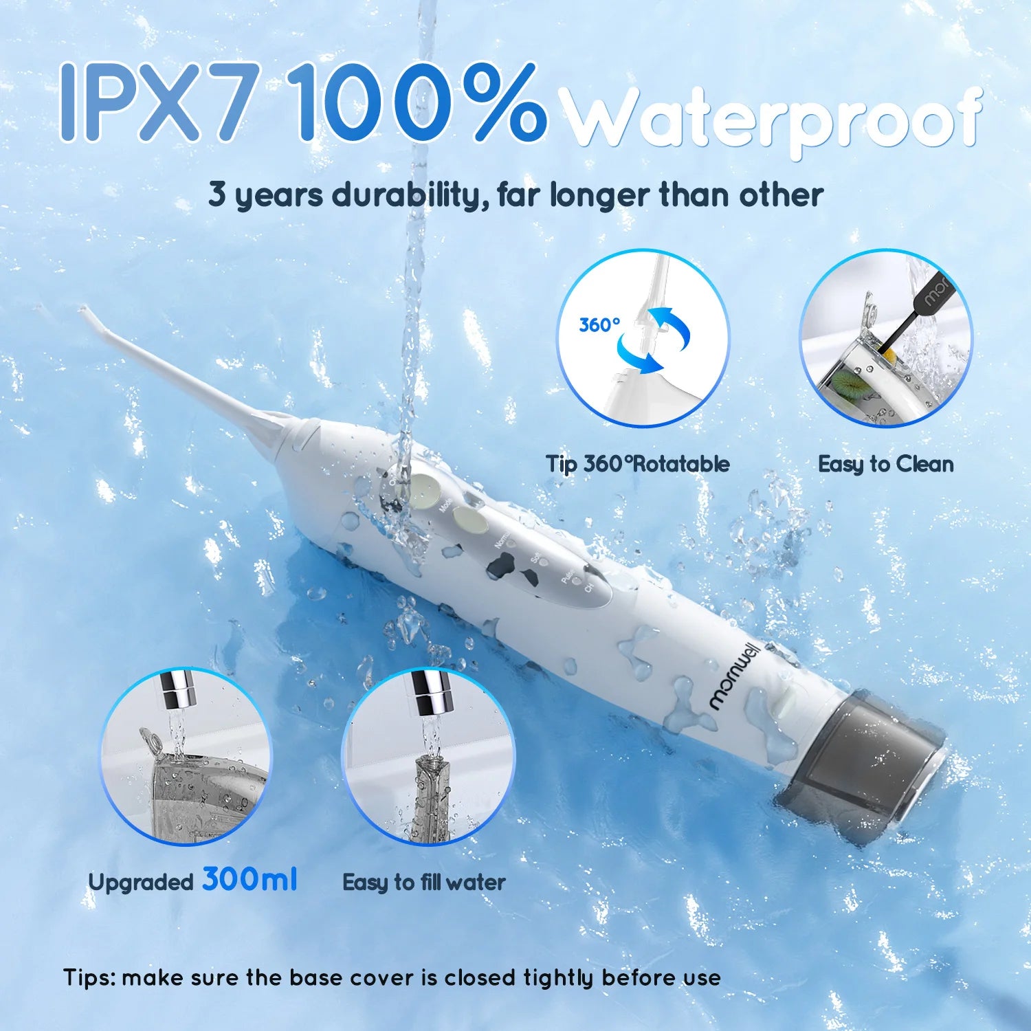 Professional Oral Care Kit with Water Flosser and Electric Toothbrush - 4