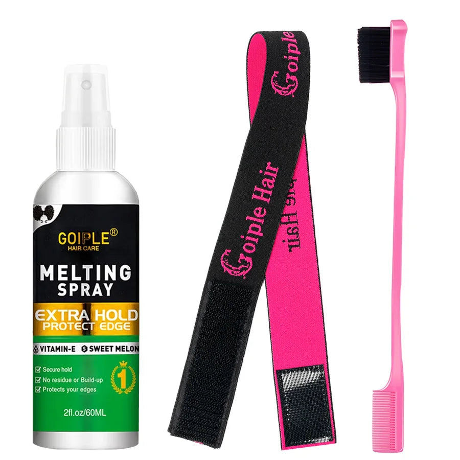 Goiple Lace Wig Melting Spray Kit Frontal Adhesive and Styling Tools