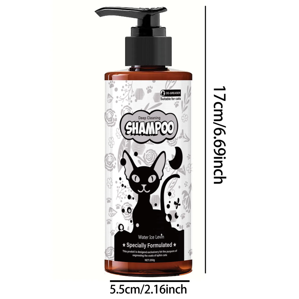 Water Ice Levin Pet Shampoo Deep Cleaning Dog and Cat Fur Wash 250g