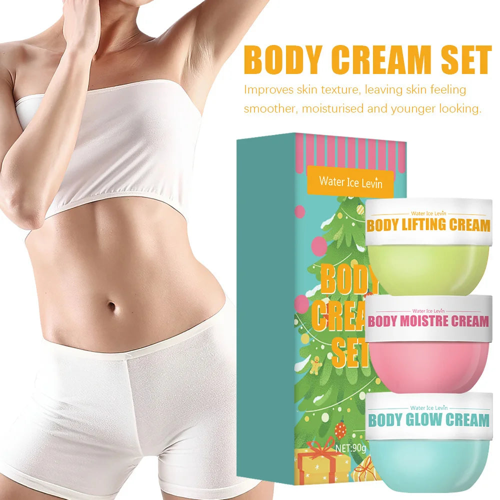 Water Ice Levin Body Glow Cream Firming and Moisturizing Lifting Set - 1
