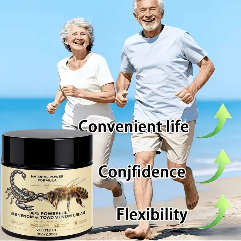 YUITIKUE Bee and Toad Venom Joint Cream Natural Body Nourishing Balm