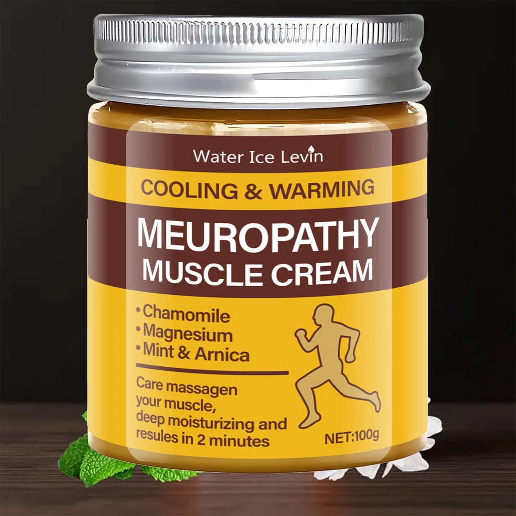 Neuropathy Muscle Cream Cooling Warming Magnesium Recovery Balm 100g